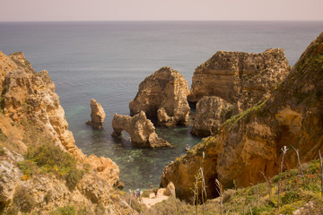 PORTUGAL ALGARVE LAGOS PONTA DA PIEDADE