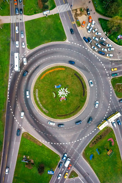 Roundabout from the sky