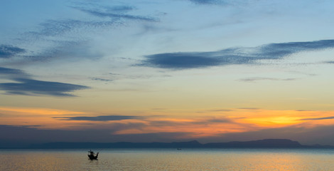 Fototapeta na wymiar Kep sunset, Cambodia