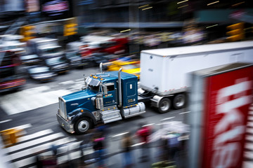 LKW am Times Square