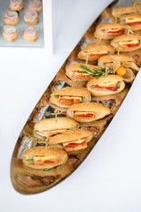 Mini hamburgers, finger food, mini burgers, party food, sliders.