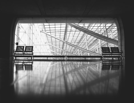 Modern Airport lounge