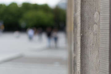 Close up on one of the columns of the Brandenburg Gate in Berlin, Germany © Bence