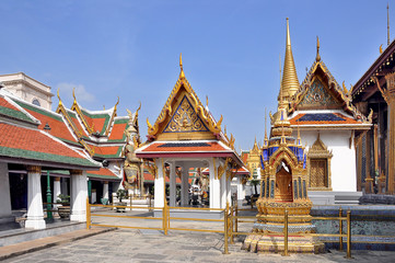 Naklejka premium Thailand. Bangkok. Temples