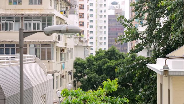 Central, Hong Kong, 8 May 2017 -: Residential building in Central of Hong Kong