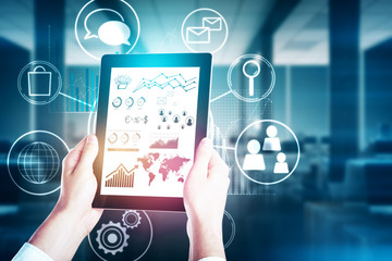 Technology and finance concept