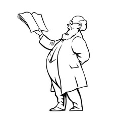 Obraz premium Professor