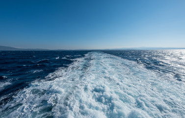 Fototapeta na wymiar Water Splash over the Sea