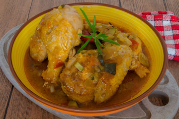 poulet à la provençale