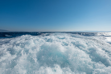 Obraz premium Water Splash over Aegean Sea