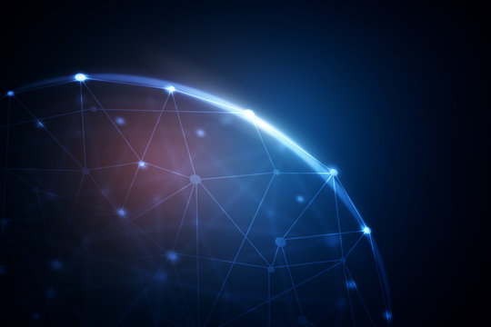 Technology, innovation and communication concept - Powered by Adobe