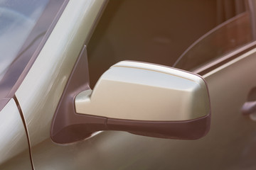 Side rear view mirror of a car
