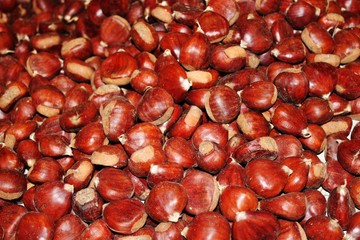 roast chestnuts cooking