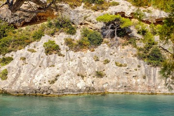 Cliffs of Zakynthos island
