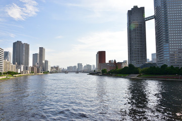 Fototapeta na wymiar Sumida river