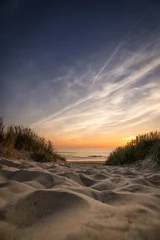 Weg zum Strand im Sonnenuntergang © mpix-foto