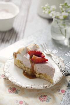 Summer's fave slice: pineapple & strawberry