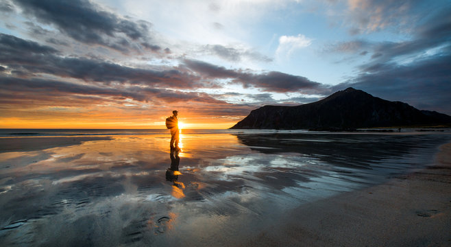 hiking in the wild north