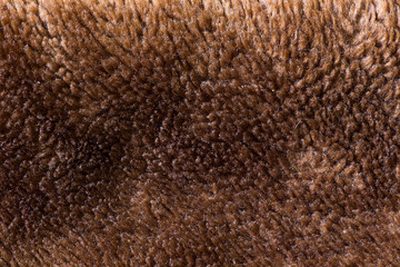 Woven wool brown fabric texture