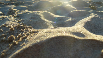 sable en bord de mer