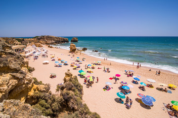 Sao rafael beach in albufeira, Algarve region, portugal