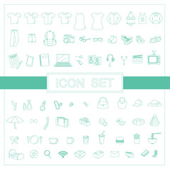 several icon for design web, blog, application