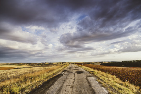 detail of a road