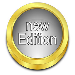 New Edition Button - 3D illustration
