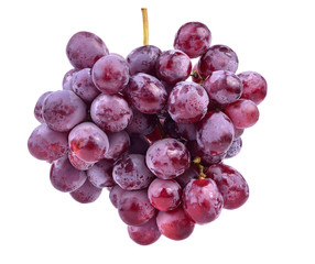 red grape sweet isolated on white background.