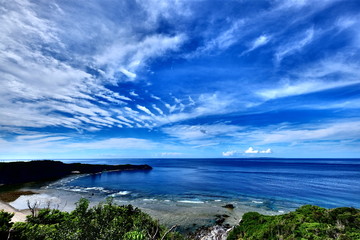 沖縄　辺戸岬の風景