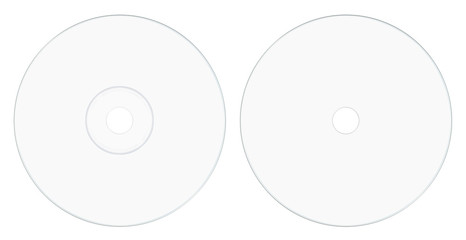 disc label side white