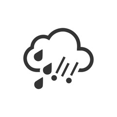 Hail Rain Icon