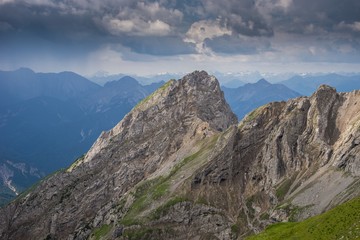 Berg Alpen Zugspitze Ehrwald Österreich Wandern