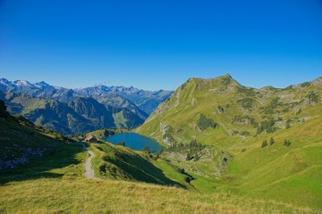 Berge Alpen Oberstdorf Deutschland Österreich See