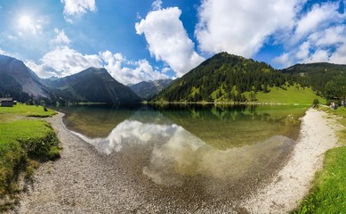 Berge Alpen Oberstdorf Deutschland Österreich See