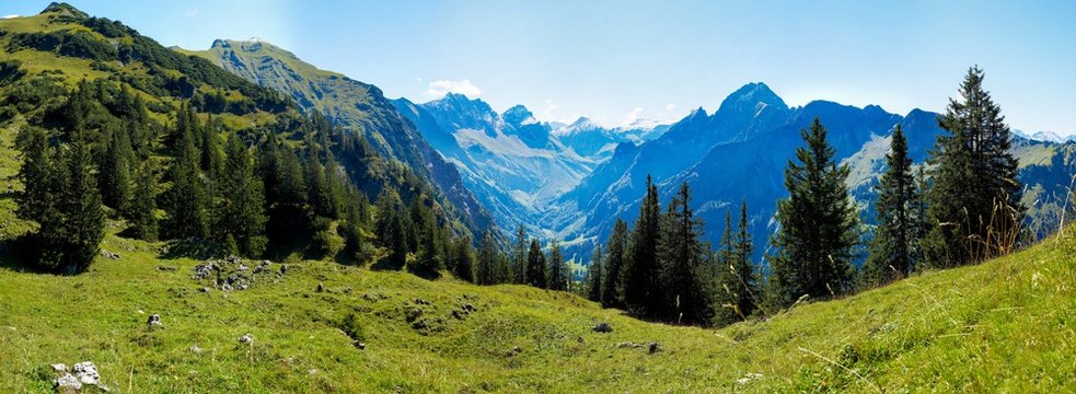 Berge Alpen Oberstdorf Deutschland Österreich