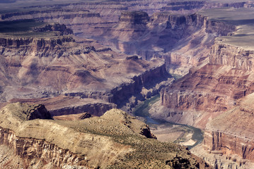 The Colorado River at the Grand Canyon in Arizona