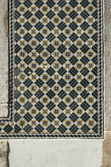 Lisbon traditional tiles, Portugal