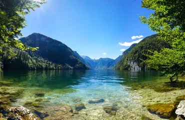 Berge Alpen Königsee Österreich Deutschland See © WSMU-Stefan Marwede