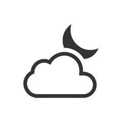 Cloudy Night Icon