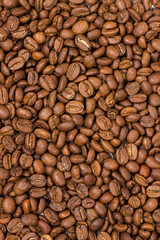 Coffee texture. coffee beans as background wallpaper. arabica cofee bean