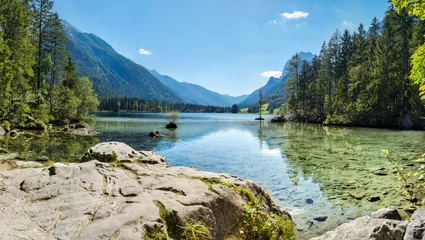 Acrylglasbilder Berge Alpen Königsee Österreich Deutschland See © WSMU-Stefan Marwede
