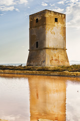 Torre nella Salina di Trapani