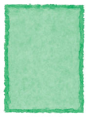 Green Stained Paper