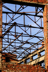 The destroyed plant.