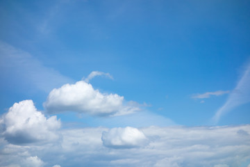 blue sky with cloud