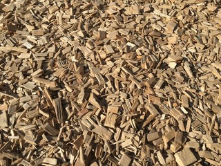 Texture of mulch
