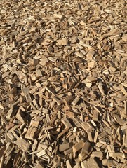Texture of mulch