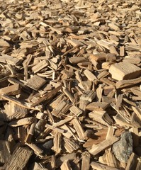 Texture of mulch