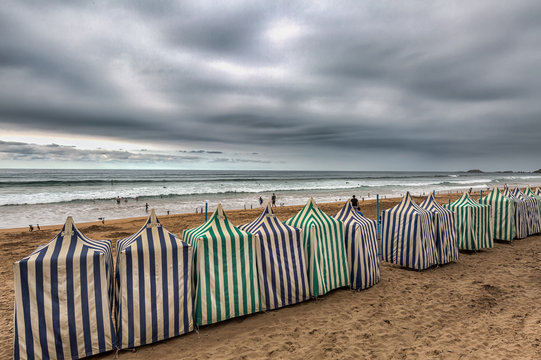 Playa de Zarautz, Pias vasco